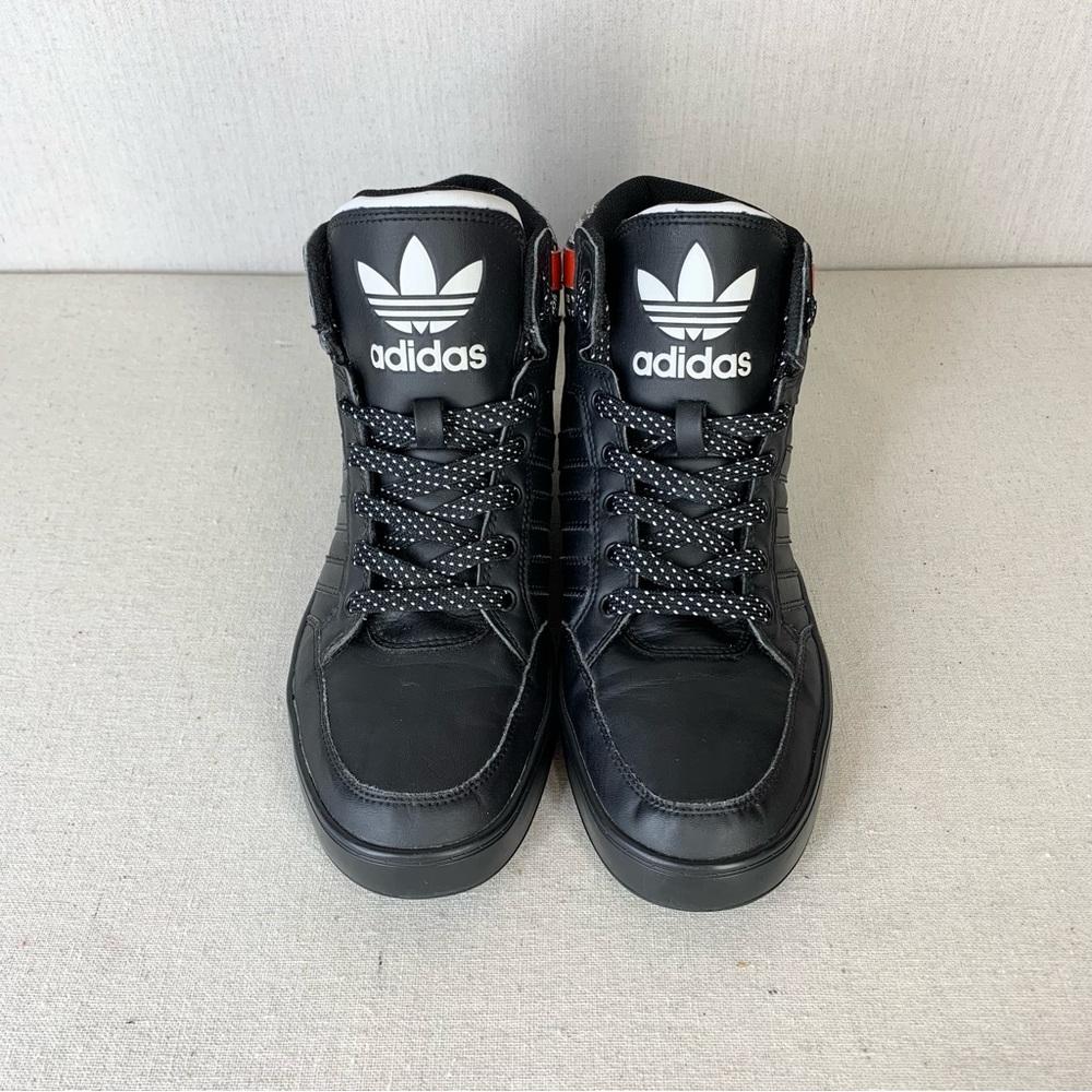 Adidas~Men’s Originals Hardcourt Hi Black Active Red, Blue Athletic Shoes~Sz‎ 8 - Picture 3 of 14